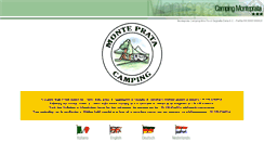Desktop Screenshot of campingmonteprata.it